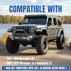 Front Bumper Compatible With 2007-2025 Jeep Wrangler Jk   Unlimited Jl Gladiator