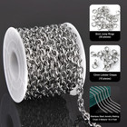 5 Meters Stainless Steel Jewelry Making Chain Roll Chunky Cable Chains