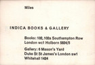 John Lennon -1966 Signed Indica Books Card W home Address Caiazzo Coa Beatles