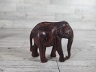 Vintage Hand Carved Wooden Elephants Lot Statue Figures