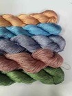 24silk Tight Twisted Water Ripple Mulberry Silk hand-dyed Embroidery Silk Thread