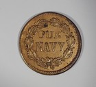 1863 Civil War Token  Monitor Patriotic  Wow  Beautiful Token