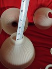 Vintage Frosted Glass Diffuser Shade Lamp Light Fixture Part Floor 7 x 4 