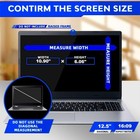 16 9 Monitor Privacy Screen Filter 12 5 Inch - Black Anti-glare Shield For Deskt