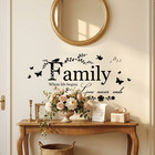 Family Letter Quote Removable Vinyl Decal Art Mural Home Decor Wall Stickers