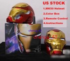 Us   New Iron Man Mk50 Helmet 1 1 Wearable Voice Control Deformation Prop Helmet