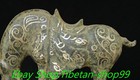 11 8   Old Chinese Bronze Ware Silver Dynasty 12 Zodiac Year Animal Horse Statue