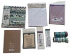 200 Pc 7 Packs Ephemera Junk Journal Scrapbook Paper   Stickers 11 Pc Washi Tape