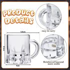 12 Pieces Mini Beer Mugs Bulk Shot Glasses Set 1 Oz Small Beer Glasses With Han