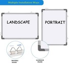 White Board Dry Erase 16  X 12  Hanging Fist School Sign 8 Magnetic Markers       