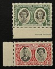 Travelstamps  1947 Southern Rhodesia Stamps Scott  65-66 - Royal Visit Mnh Og