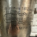 Laurent Perrier Champagne Ice Bucket Trophy Pedestal Wine Cooler Metal 10   
