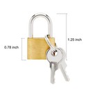 4 Pcs Small Locks With Keys  Mini Padlock For Luggage Lock  Backpack Locker