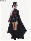 Vintage Medieval Cosplay Steampunk Assassin Costume Vampire Gothic Lady Dress