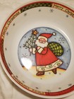 Super Rare Vtg Merry Christmas Family Size 12    Large Serving Bowl Melamine Ware