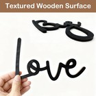 Wooden Love You Bye Sign  3d Wall Decor Letters For Entryway Above Door  Farmhou