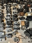 Huge Vintage Film Camera   Lens Lot Nikon Minolta Canon Olympus Konica As-is
