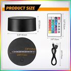 3d Led Night Light Lamp Replacement Base 16 Colors Display Diy   Remote Control