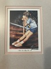 John R Carlson    girls Can Play Too    Watercolor Print  Artist Signed Baseball Art