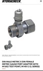  Hydraulic Pressure Test Kit M14x1 5 Din-l 3500 Psi Gaugechinese Mini Excavator