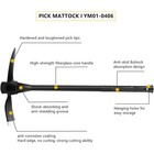 Forged Adze Pick Mattock Hoe For Soil Loosening And Archaeological Work