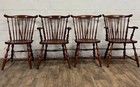 Vintage Pennsylvania House Windsor Style Cherry Dining Chairs - Set Of 4