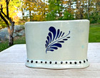 Vintage Delft Holland Handpainted Toothpick Holder 2  