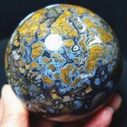 Rare 574 2g Natural Polished Colorful Agate Stone Sphere Ball Healing Ac907