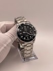 Harvion Men s Automatic Watch Black Dial Date Stainless Steel Submariner Style