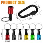 1 4  Hex Shank Quick Release Keychain Screwdriver Drill Bit Holder Bit Set New