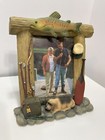 Vintage Dezine Trout Bloodhound Fisherman Photo Frame Fly Fish 3 5  X5  19