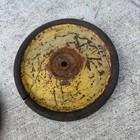 Vintage Metal Toy Pedal Car   Tractor   Wagon Wheel   Rubber Tire Pair 10   