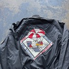 1987 Spuds Mackenzie Bud Light Usa Nylon Chalk Line Jacket Large Vintage Beer