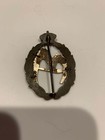 Original Ww2 Italian Air Force Transport Qualifcation Badge In Silver