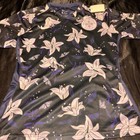 Nike Racing Louisville Academy Soccer Jersey Floral Butterfly Top Large