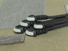 5  Paracord Zipper Pulls - 5 11 Tactical Rush Back Packs Molle Bags- Black