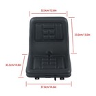 New High Back Mower Seat Black Universal Lawn Tractor Seat Durable