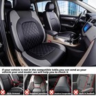 Faux Leather 5 Seats Cover Auto Seat Covers For Nissan Full Set Front Rear Set