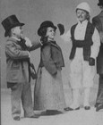 1890 Liliputians Circus Sideshow Dwarf Midget Troupe Nyc Broadway Cabinet Photo