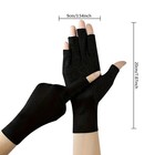 Women Fingerless Sun Protection Gloves Half Finger Sunscreen Anti-uv Soft Gloves