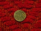 Ancient Roman Bronze Christian Cross Coin