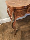  antique Vanity Table From The Late 1800s With Intricate Inlay   A Hidden Mirror