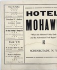 Vintage Original 1940   s Hotel Mohawk In Schenectady  Ny Advertisement - 24 x 19 