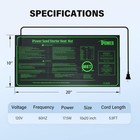 10  X 20  Seedling Heat Mat Warm Hydroponic Heating Pad For Greenhouse 2 Pack