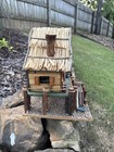 Wooden Birdhouse Decorative Yacht Club Miniature Style Birdhouse Fairy Garden