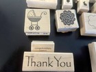 Baby Lot Stampin Up Wood Stamps 29 Each Various Sizes Used
