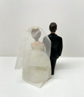 Vintage Cake Topper Bride And Groom Wedding 3 5  Tall Wilton Hong Kong