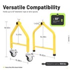 32  Portable Wire Spool Rack Cable Caddy 300lbs Load Capacity Moveable Wire Rack