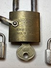 Lot 3 Vintage Locks 1 Corbin With Key 2 No Key Made In Japan See Pics