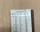 K e Keuffel   Esser Wood Slide Rule Vintage Excellent Leather Case 
